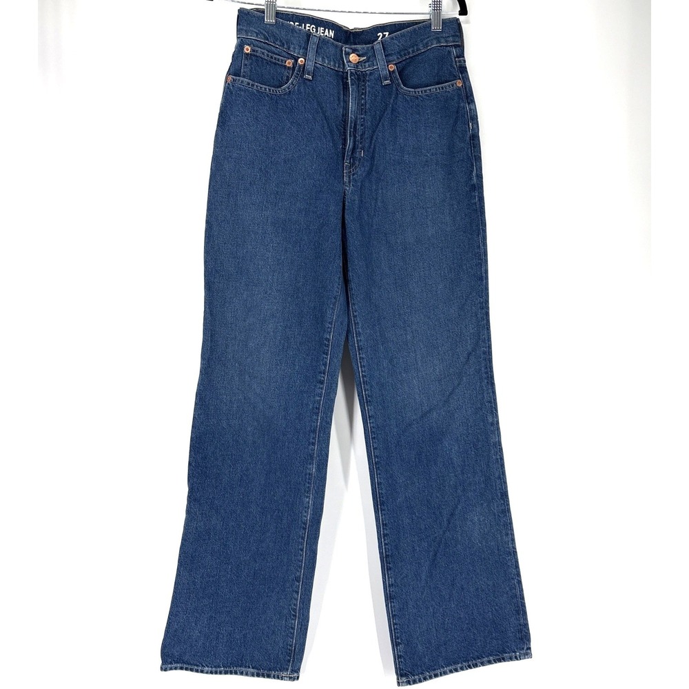 J. Crew Wide-leg Jeans Womens 27 Medium Blue 90s Denim NWT